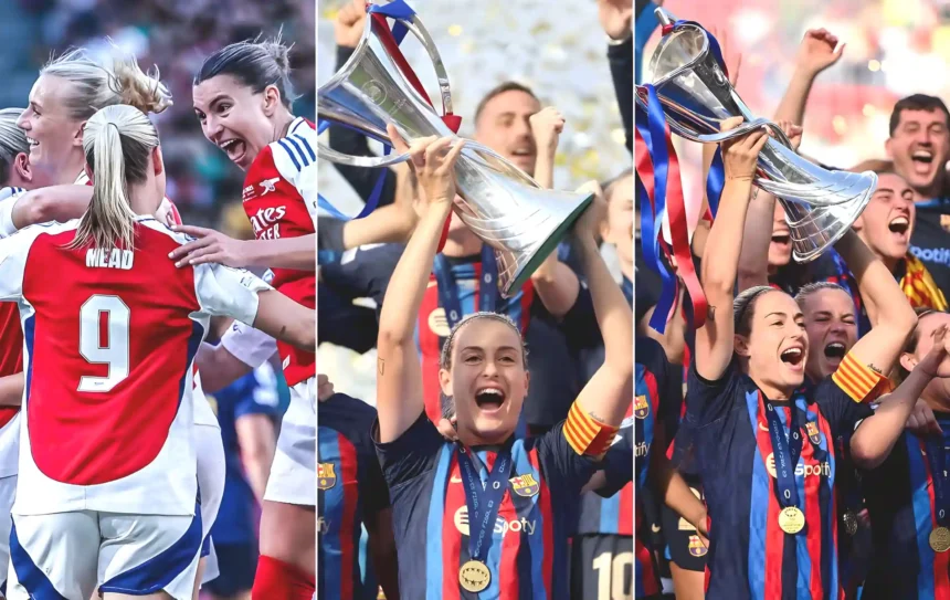 Double Delight: Arsenal the only English team to become UEFA Women's Champions