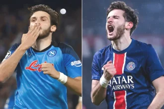 From Serie A to Ligue 1 Glory: Khvicha Kvaratskhelia Achieves Rare Feat with Napoli - PSG