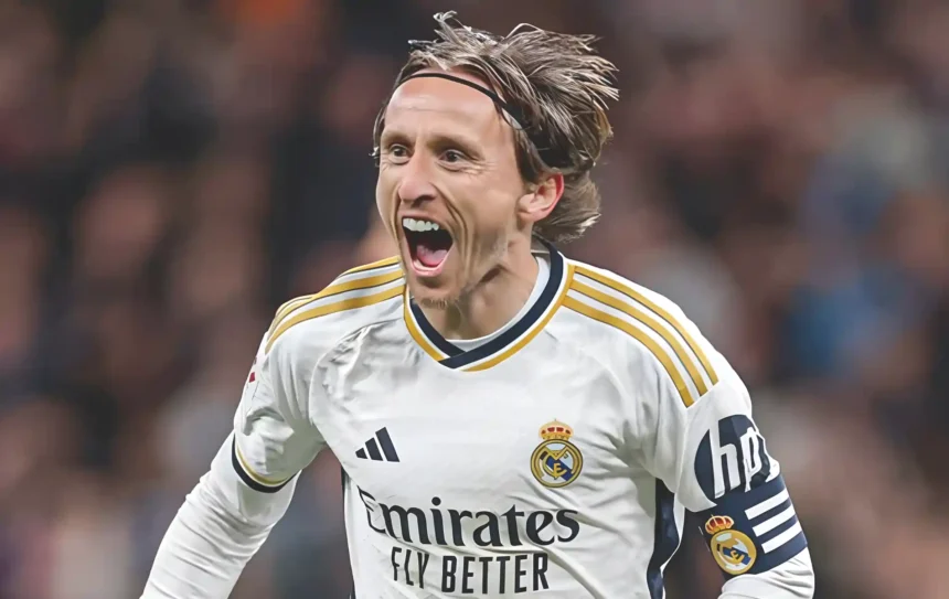 Luka Modrić says goodbye to Real Madrid Fans