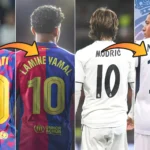 Future of 10: Yamal Succeeds Fati, Mbappé Takes Over from Modrić