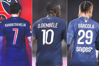 The Evolution of PSG's Numbers: From Neymar & Mbappé to Kvaratskhelia & Co.
