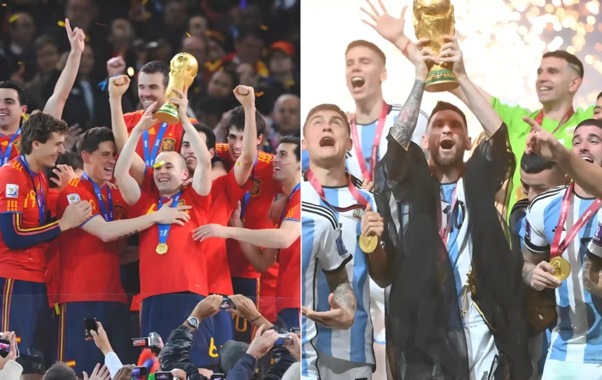 Spain and Argentina's Unmatched International Trebles: The Golden Eras