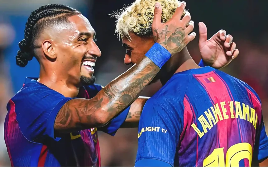 Barcelona Dominates Como 5-0 to Win the Joan Gamper Trophy