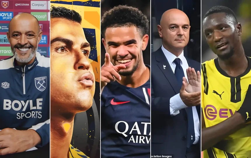 September 27, 2025 The Latest: Nuno to West Ham, Ronaldo's 946th, and Transfer Buzz