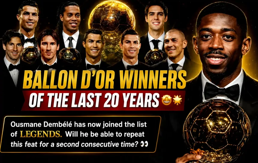 Two Decades of Ballon d'Or Legends (2005-2025)