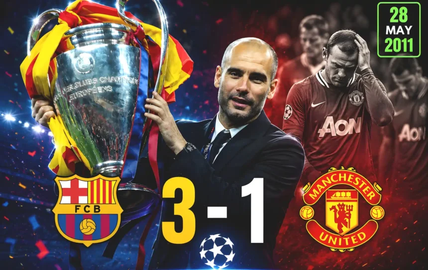 UCL 2011 Final: Barcelona 3-1 Man United