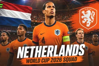Netherlands 26-Man FIFA World Cup Lineup